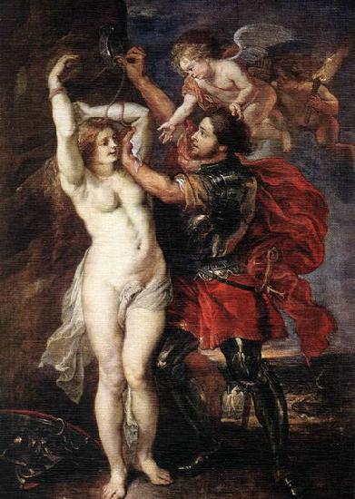 RUBENS, Pieter Pauwel Perseus Liberating Andromeda oil painting image